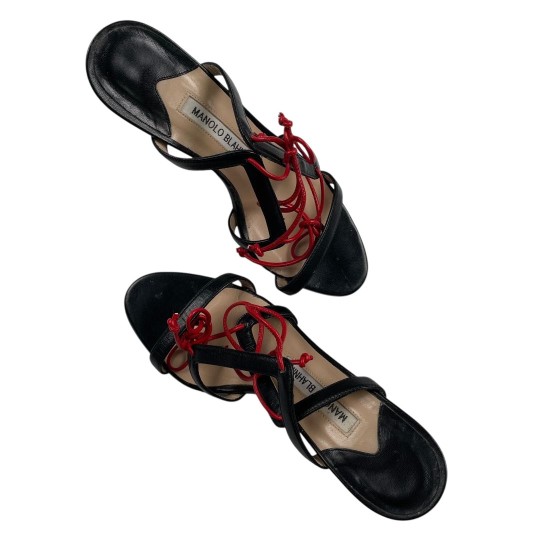 Sandalias MANOLO BLAHNIK Negro Talle 35