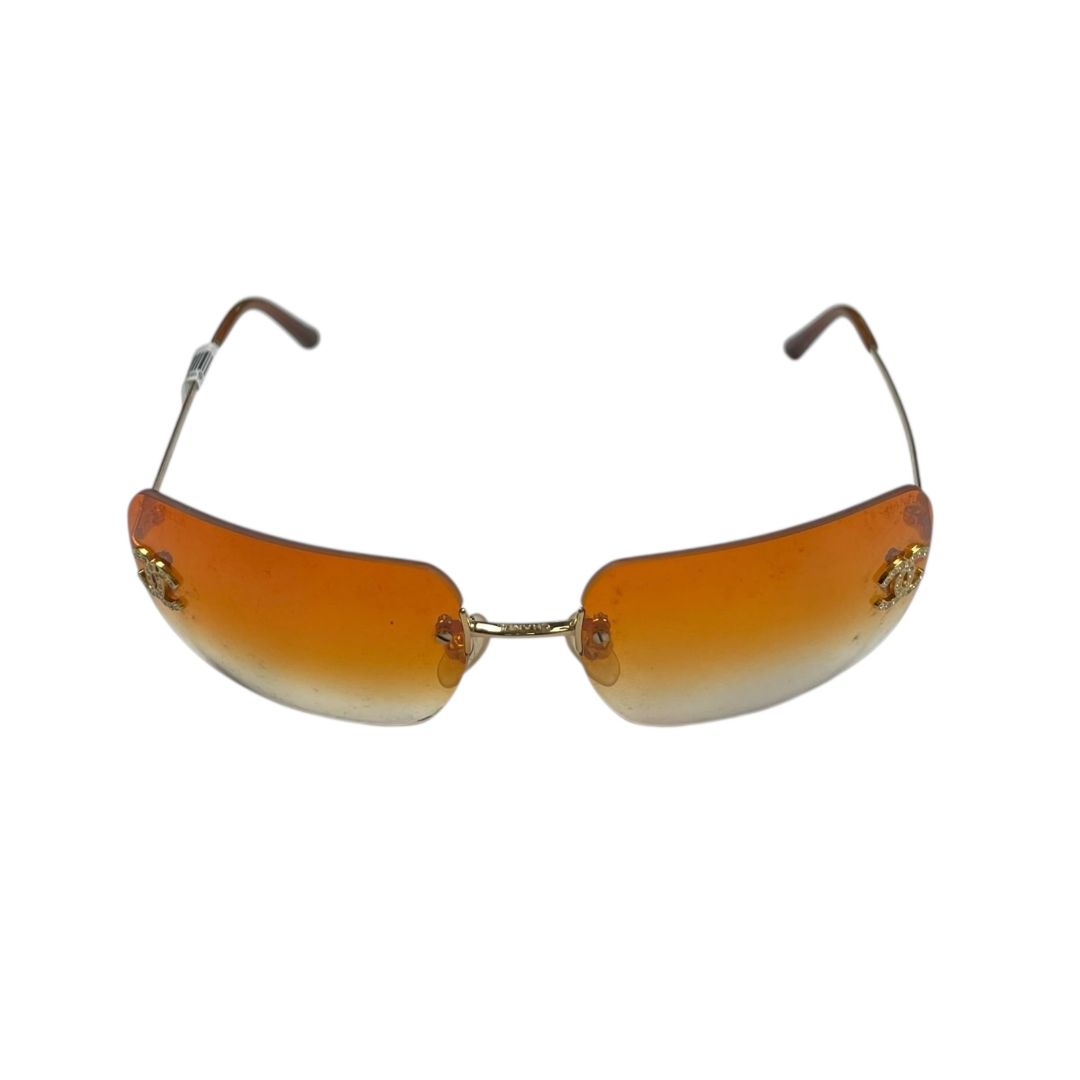 Lentes de Sol CHANEL Naranja Talle Unico