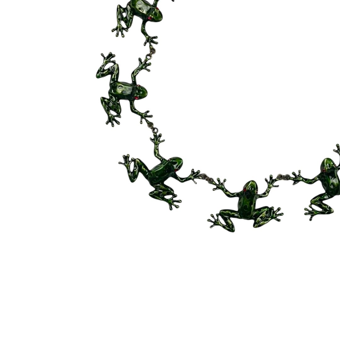 Collar SIN MARCA Verde Talle Unico