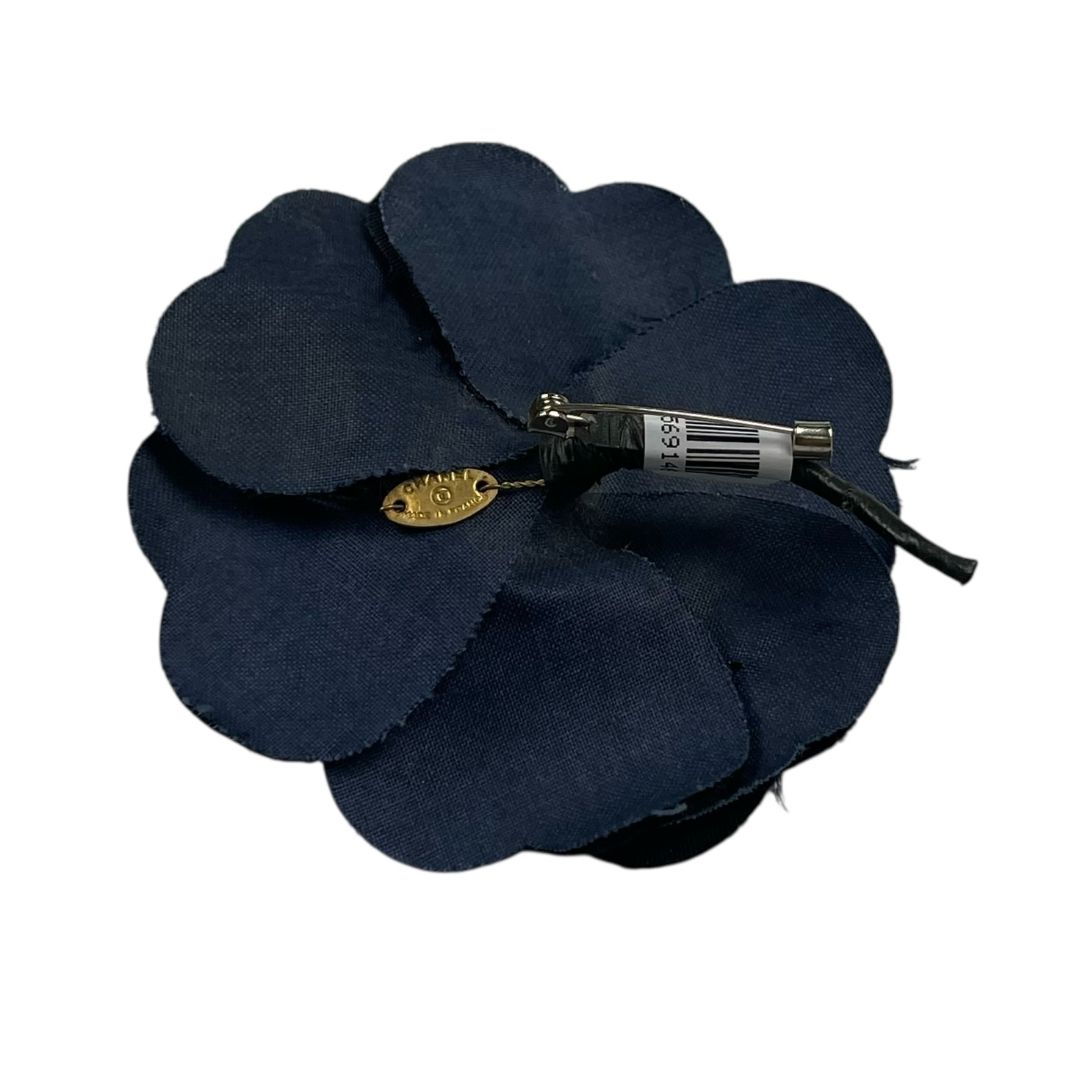 Aplique Flor CHANEL Azul Talle Unico