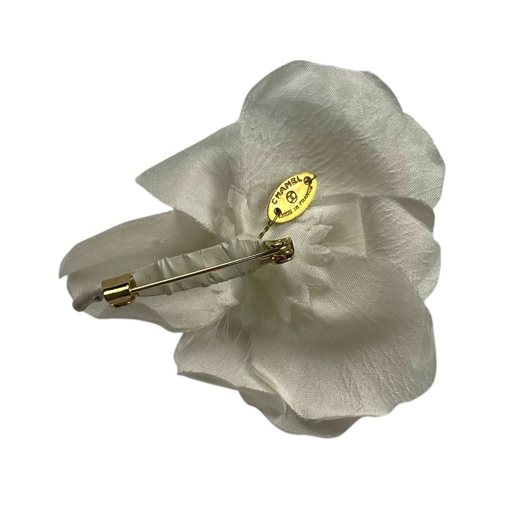 Aplique Flor CHANEL Blanco Talle Unico