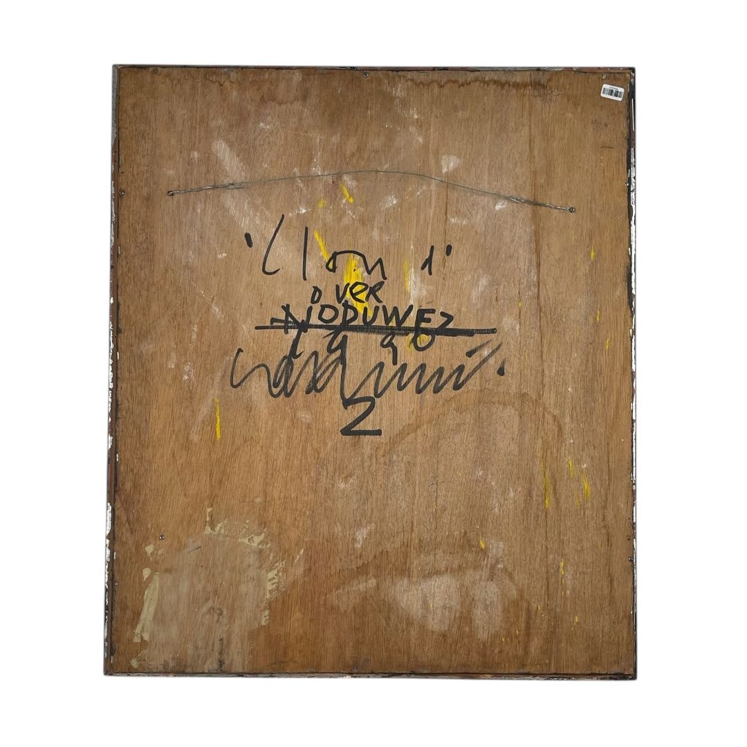 Arte sin Vidrio ERIK VAN DER GRIJN Estilo Abstracto Obra 60cm X 50 cm Marco 70cm X 60cm