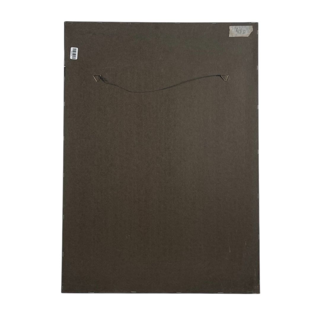 Arte con Vidrio MICHAEL O´ SULLIVAN Estilo Figurativo Obra 24cm X 25cm Marco 57cm X 41cm