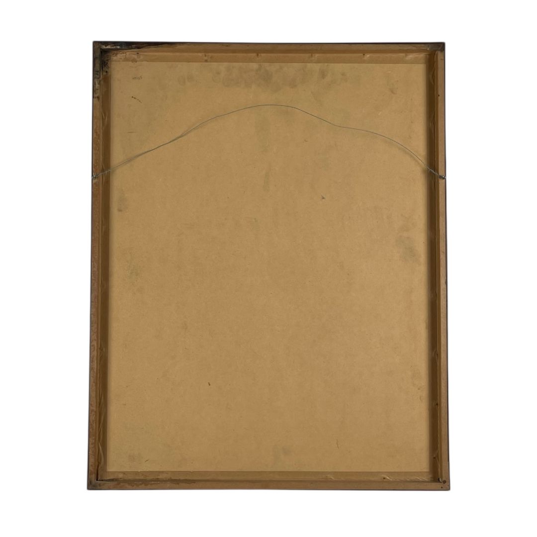 Arte con Vidrio ERIK VAN DER GRIJN Estilo Figurativo Obra 64cm X 49cm Marco 76cm X 60cm