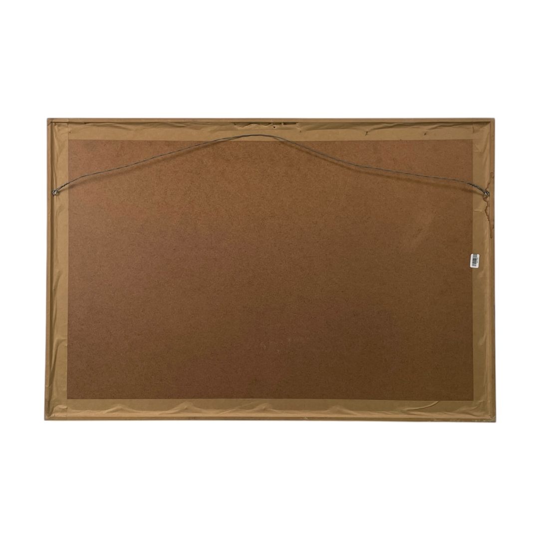 Arte con Vidrio ANONIMO Estilo Collage Obra 56cm X 82cm