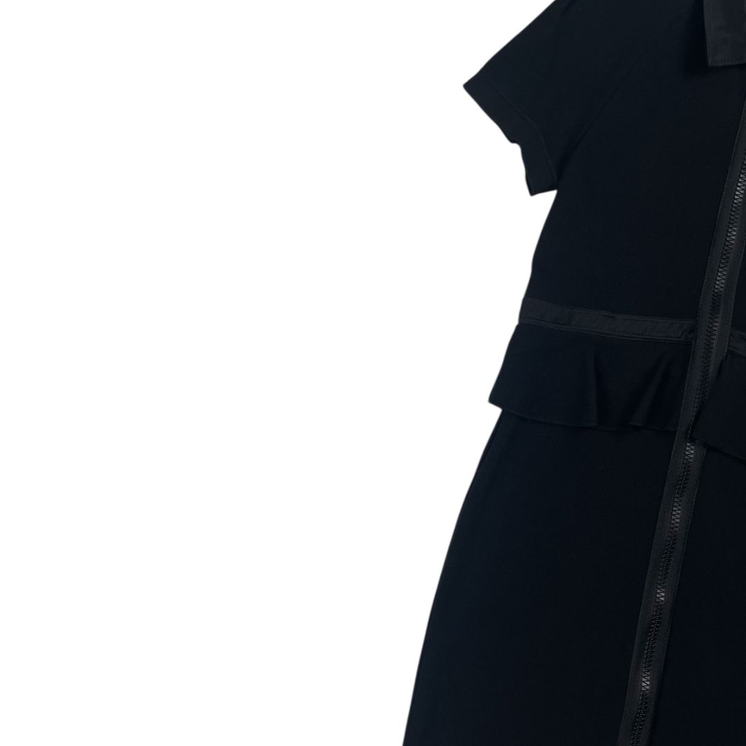 Vestido Manga Corta ICEBERG Negro Talle 48