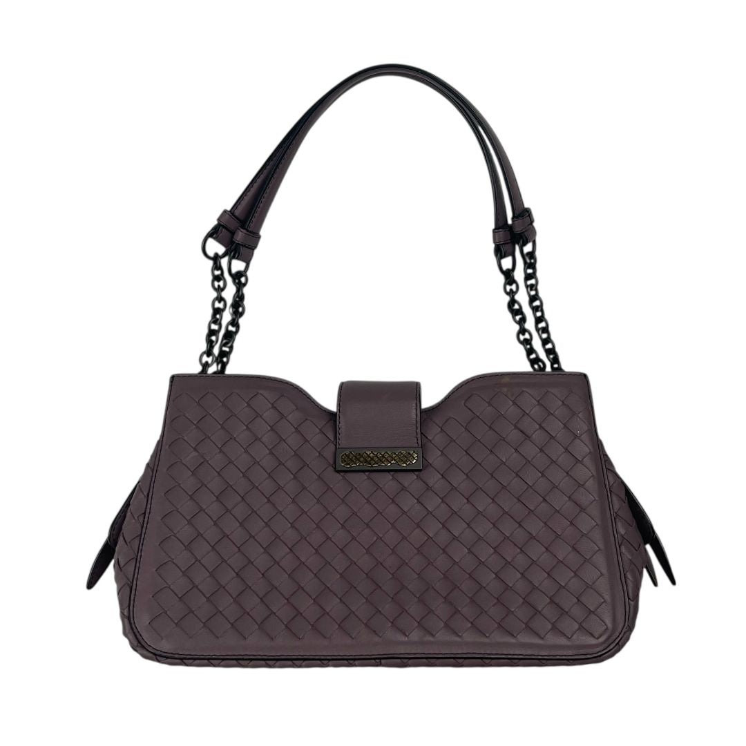 Cartera BOTTEGA VENETA Violeta Medida 27cm X 17cm
