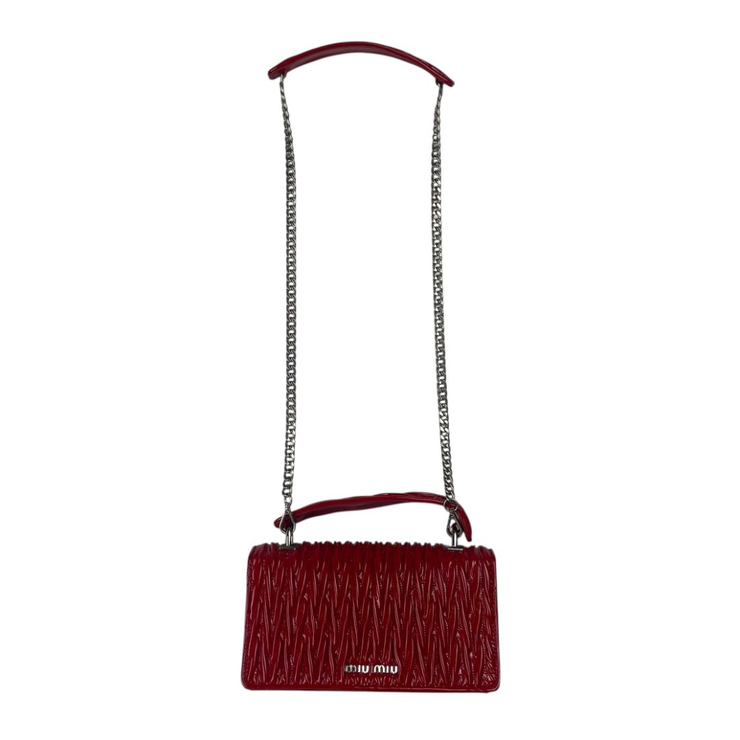 Cartera MIU MIU Rojo Medida 24cm X 14cm