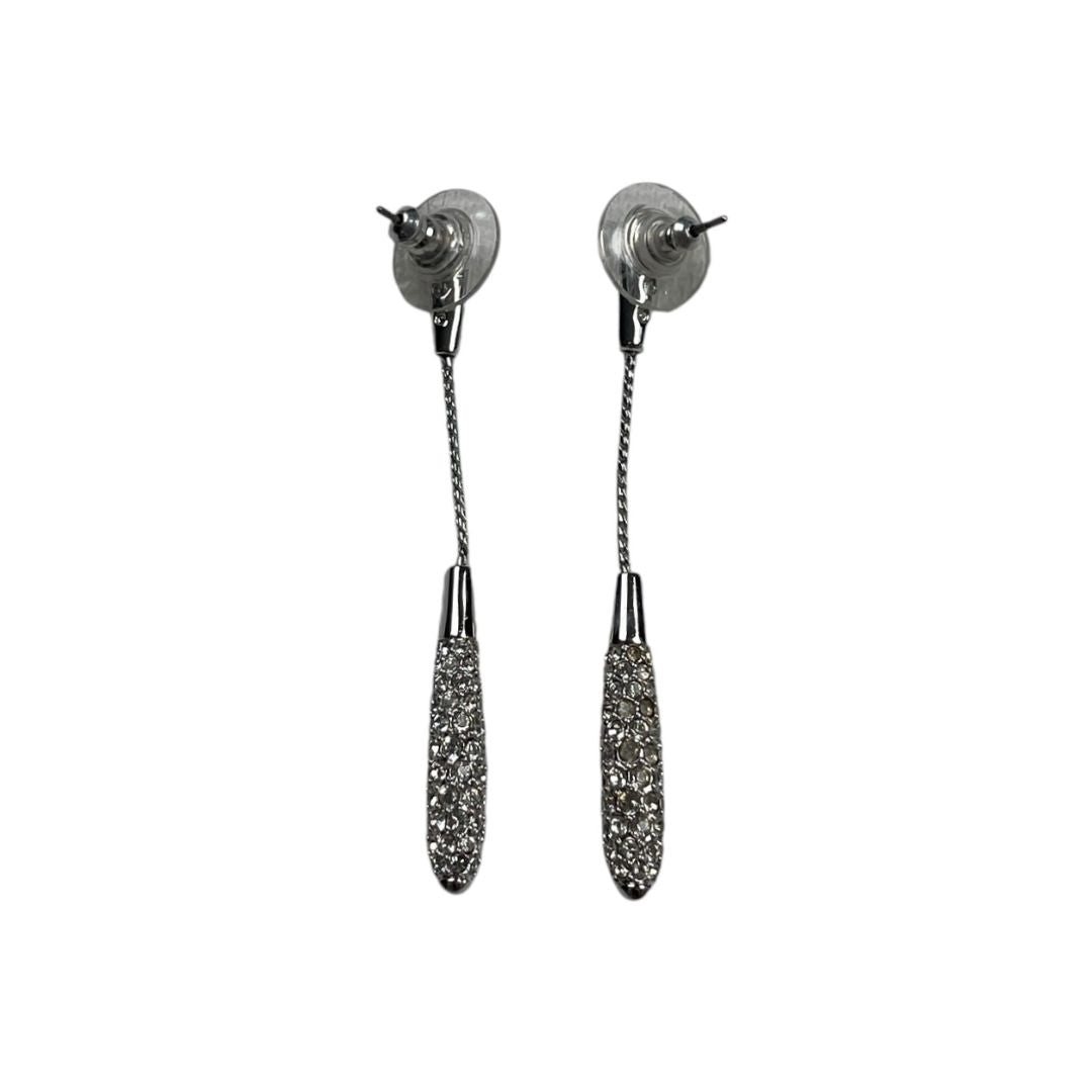 Aros SWAROVSKI Plateado Talle Unico