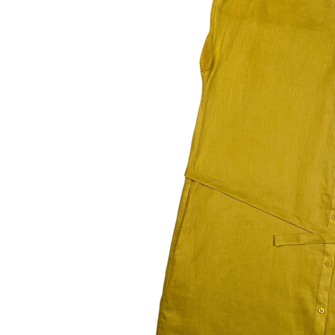 Vestido Sin Manga ETIQUETA NEGRA Amarillo Talle M