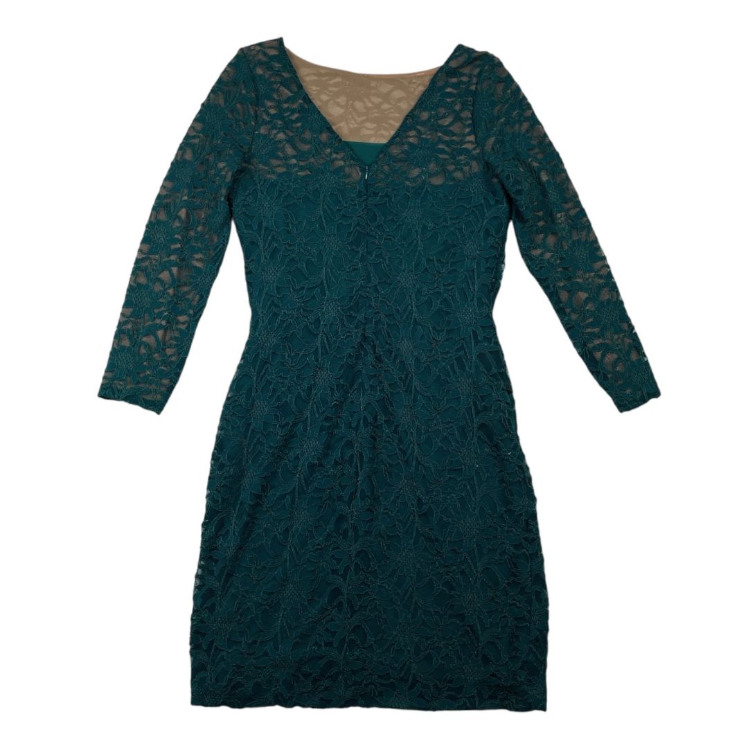 Vestido Manga Larga RALPH LAUREN Verde Talle 14