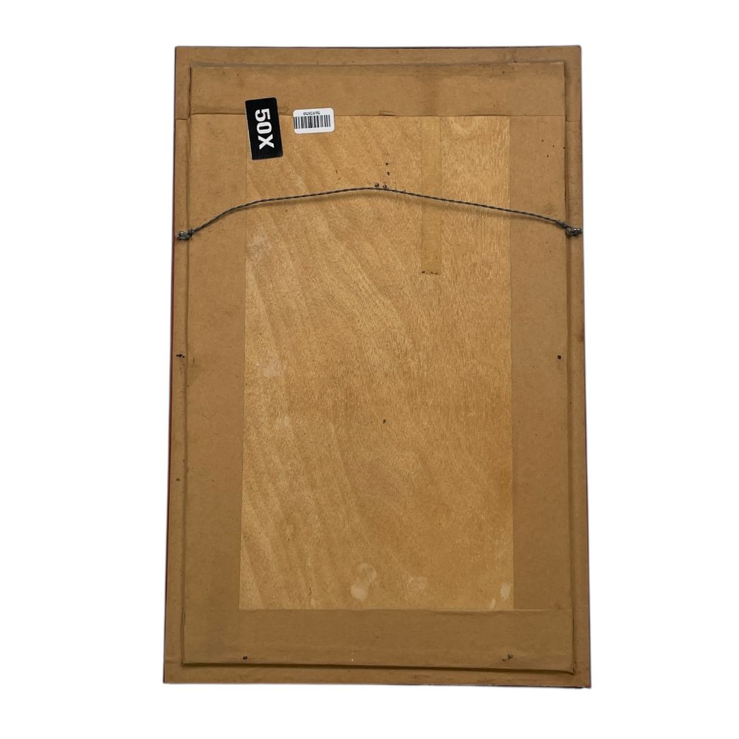 Arte sin Vidrio ANONIMO Estilo Retrato Obra 35cm X 22cm Marco 39cm X25cm