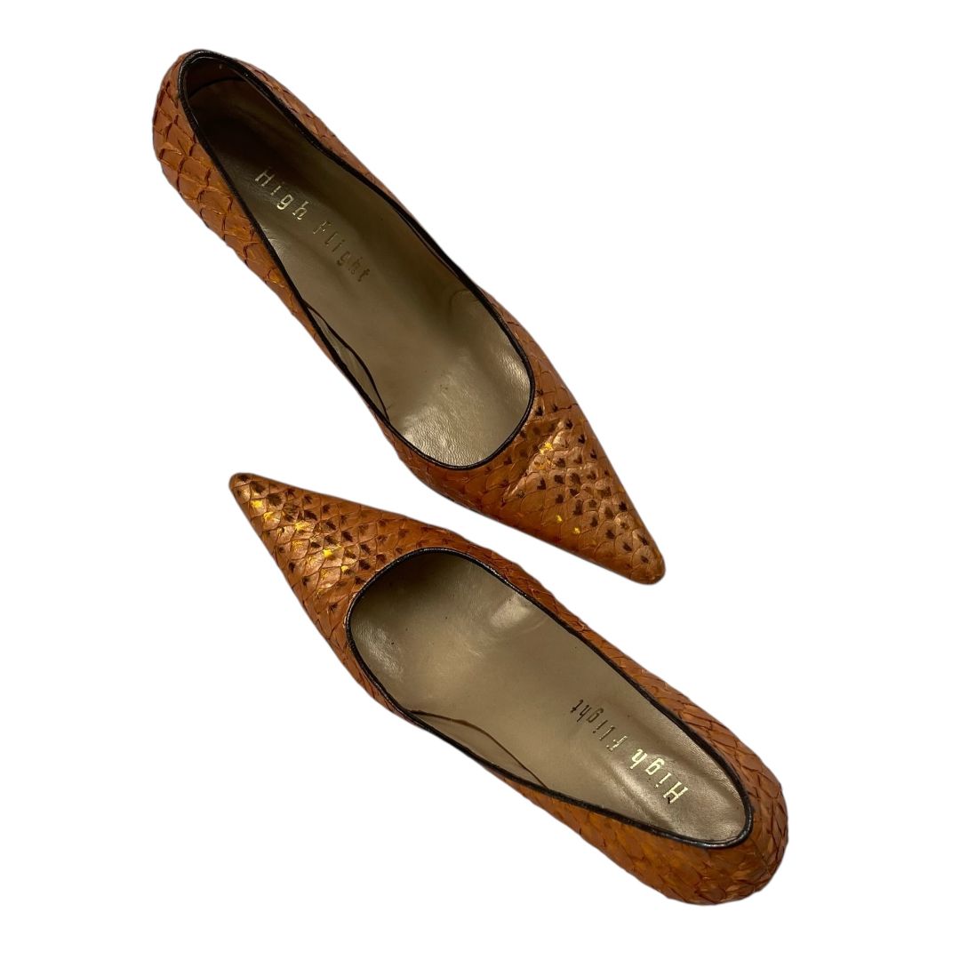 Zapatos HIGH FLIGHT Naranja Talle 38