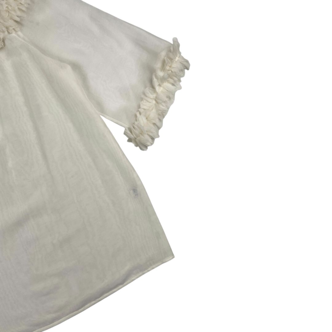 Blusa Manga Corta BLUEMARINE Blanco Talle S