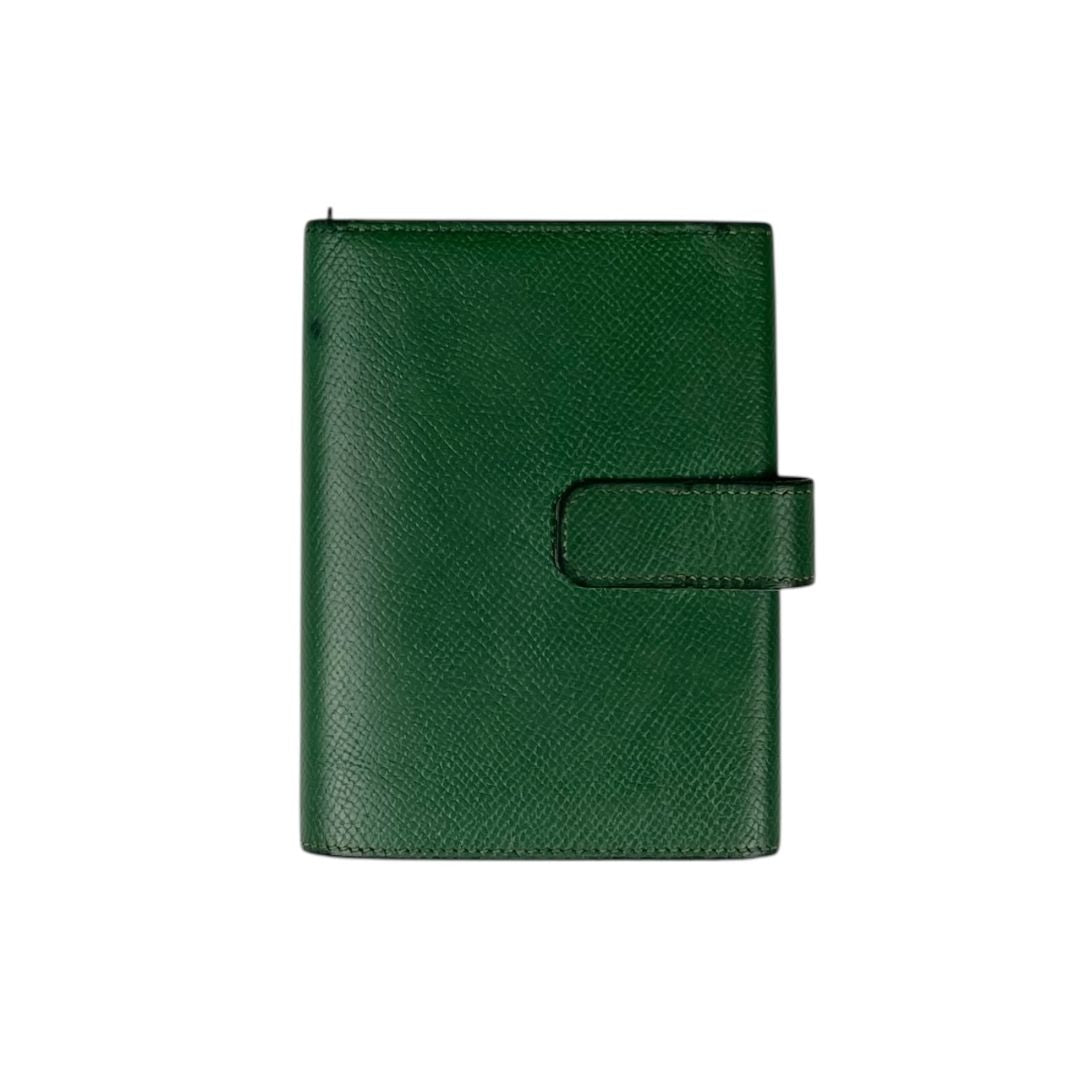 Billetera HERMES Verde Medidas 12cm X 10cm