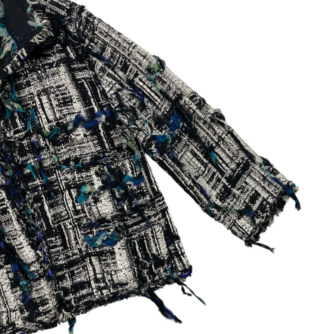 Saco CHANEL Varios Blanco Y Negro Talle S