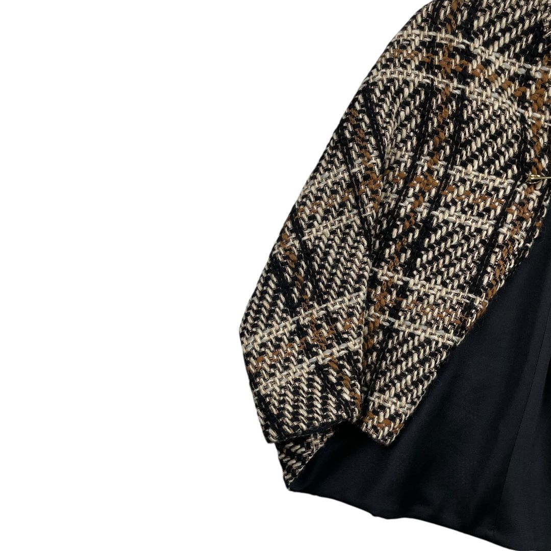 Capa Corta VALENTINO Varios Cuadros Marron Talle S