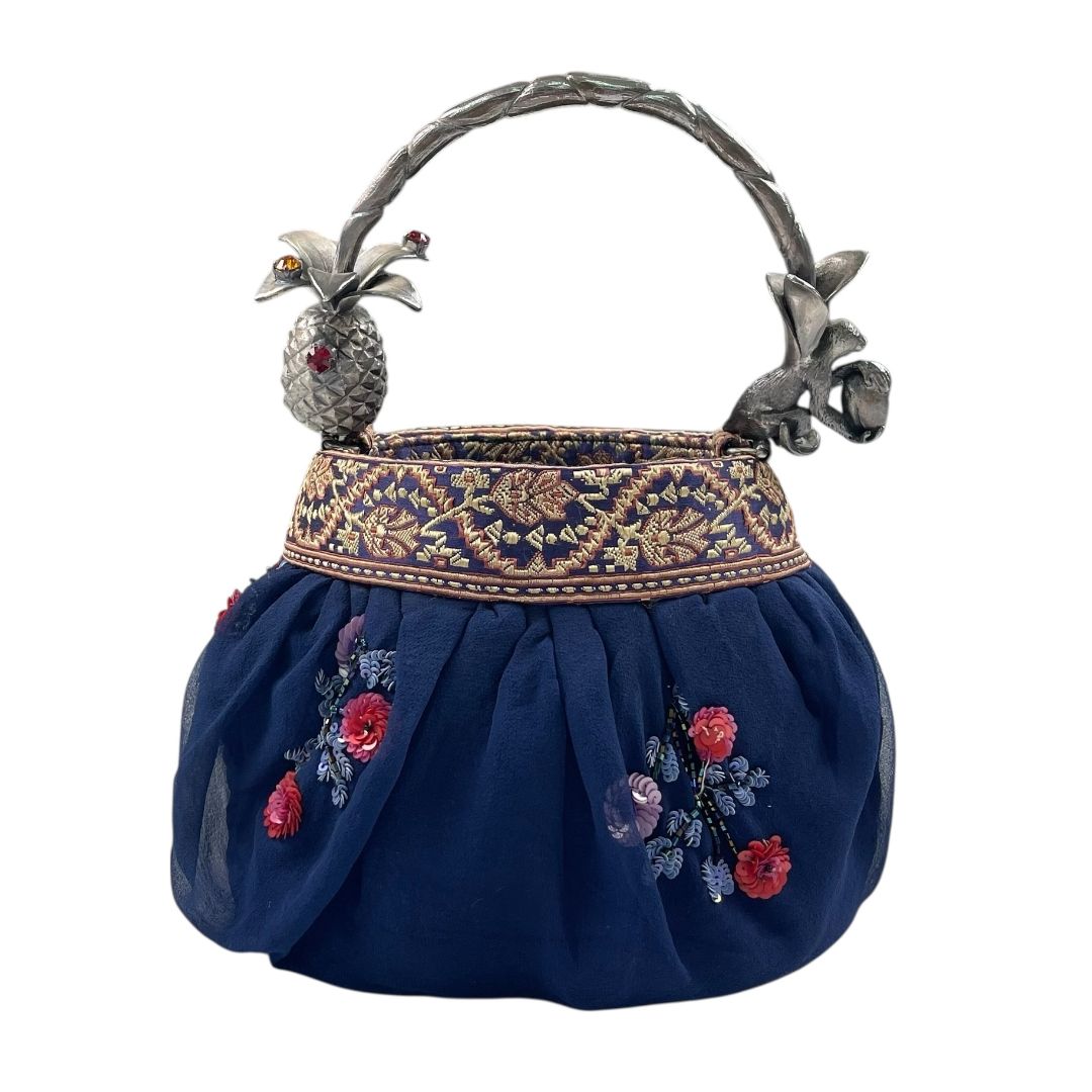 Cartera ROBERTA BALSAMO Azul Medida 27cm X 18cm