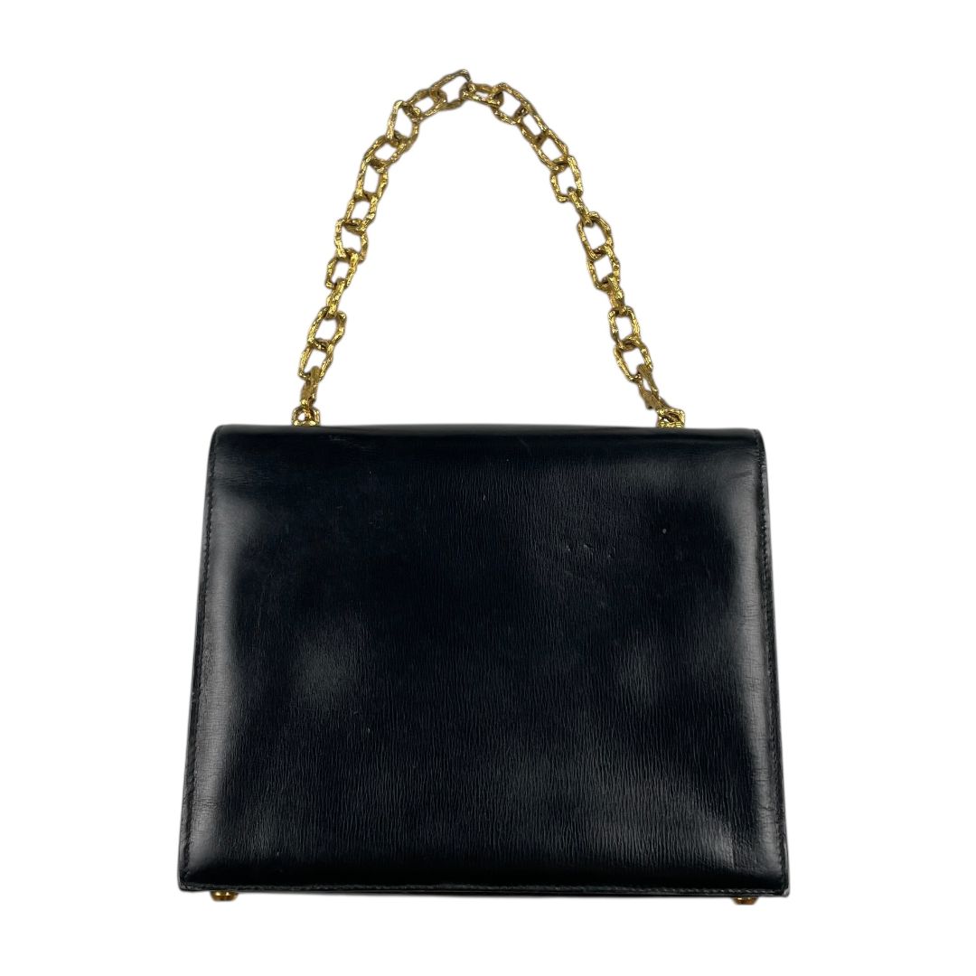 Cartera RIGHINI VIA CONDOTTI ROMA Negro Medida 20cm X 17cm