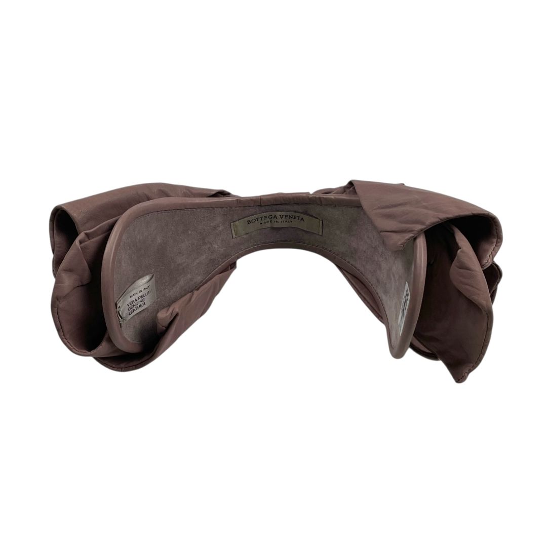 Vincha De Pelo BOTTEGA VENETA Gris Talle Unico