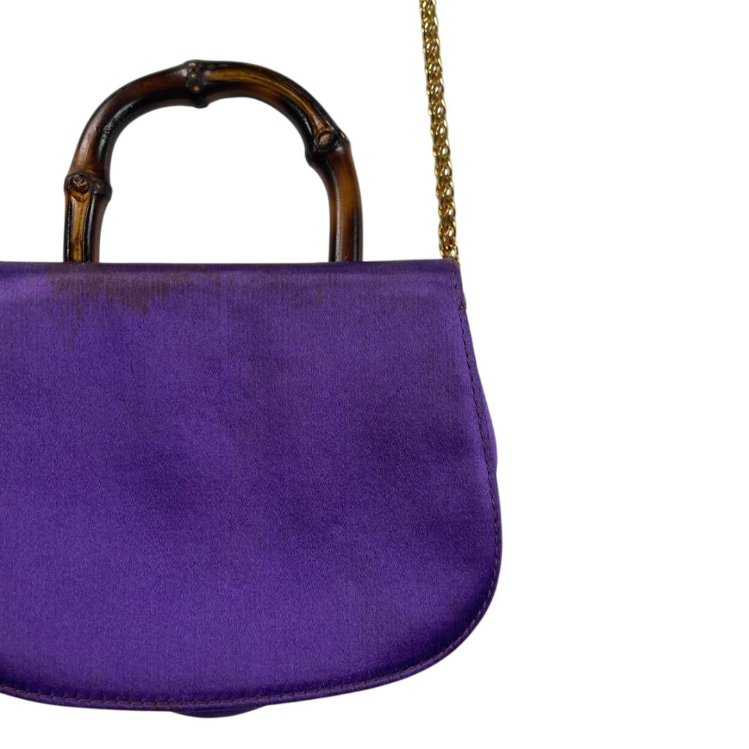 Cartera GUCCI Violeta Talle Unico