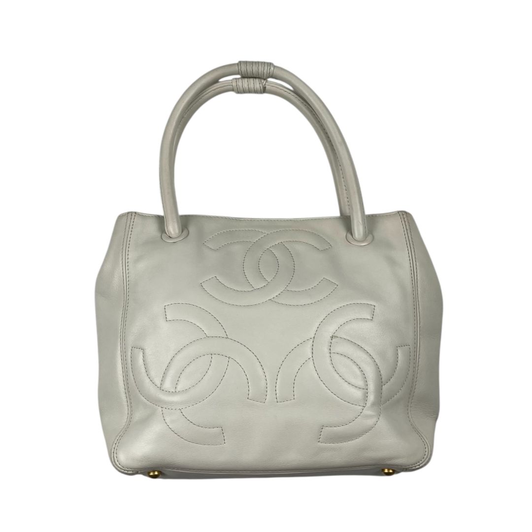 Cartera CHANEL Blanco Medida 24cm X 21cm