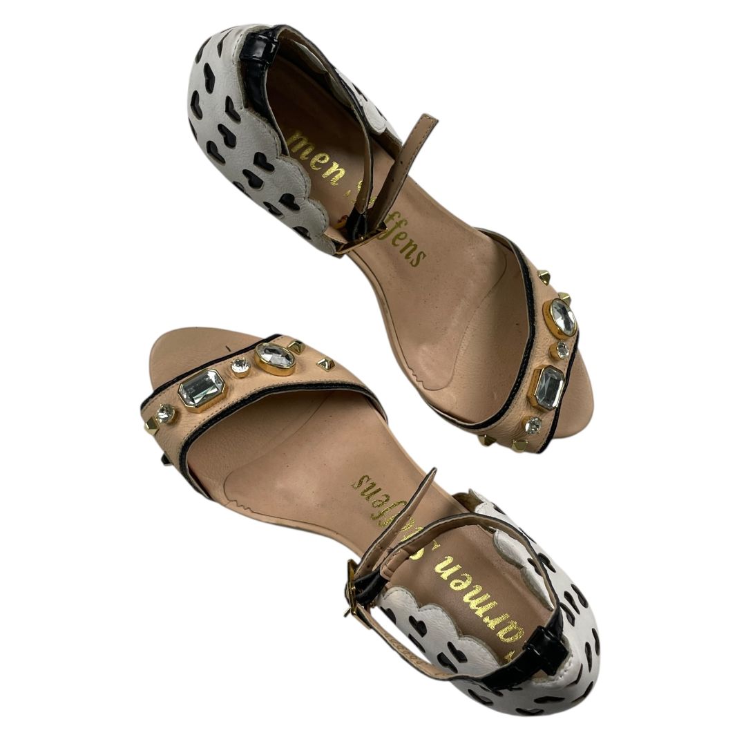 Sandalias CARMEN STEFFENS Varios Blanco Y Negro Talle 39