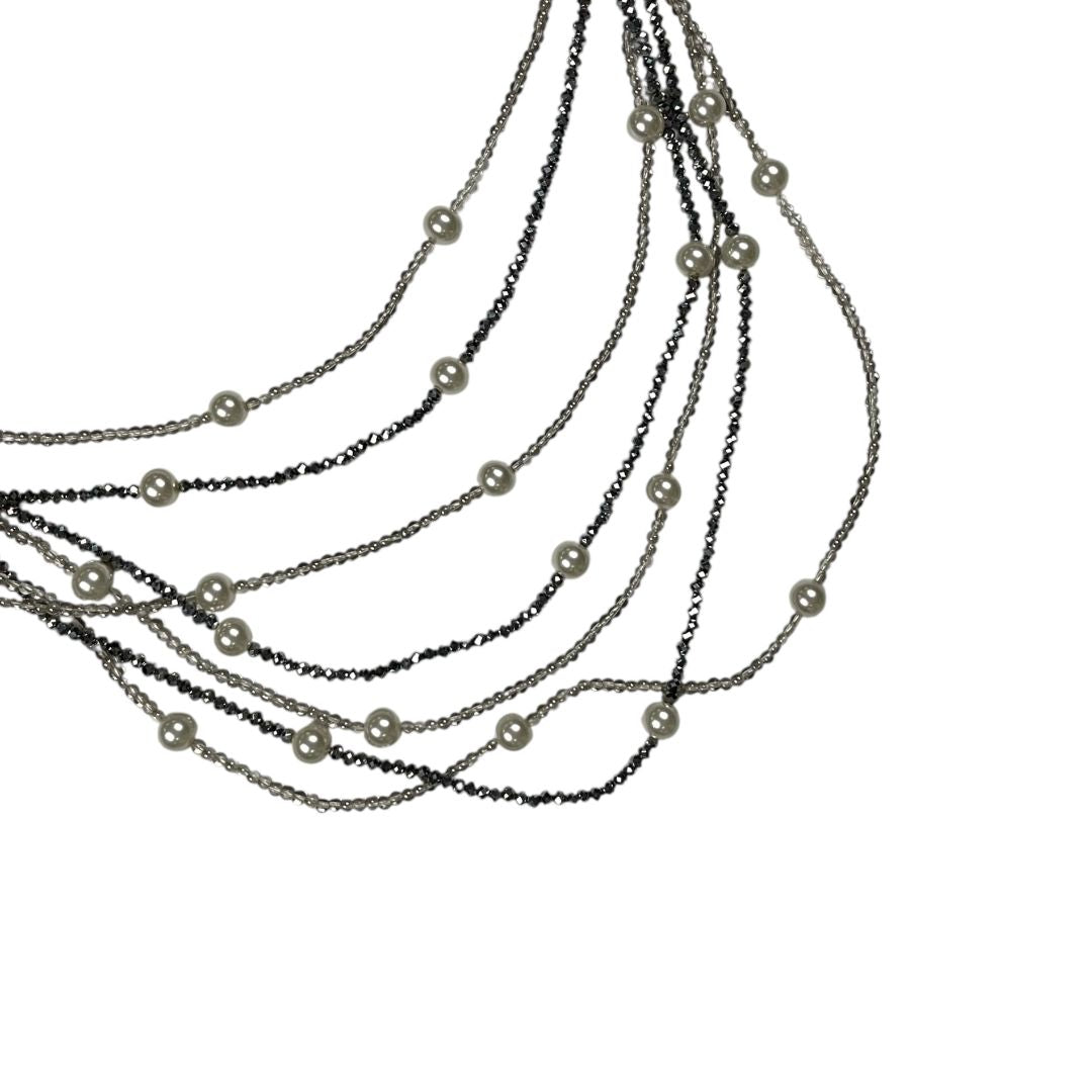 Collar SIN MARCA Plateado Talle Unico