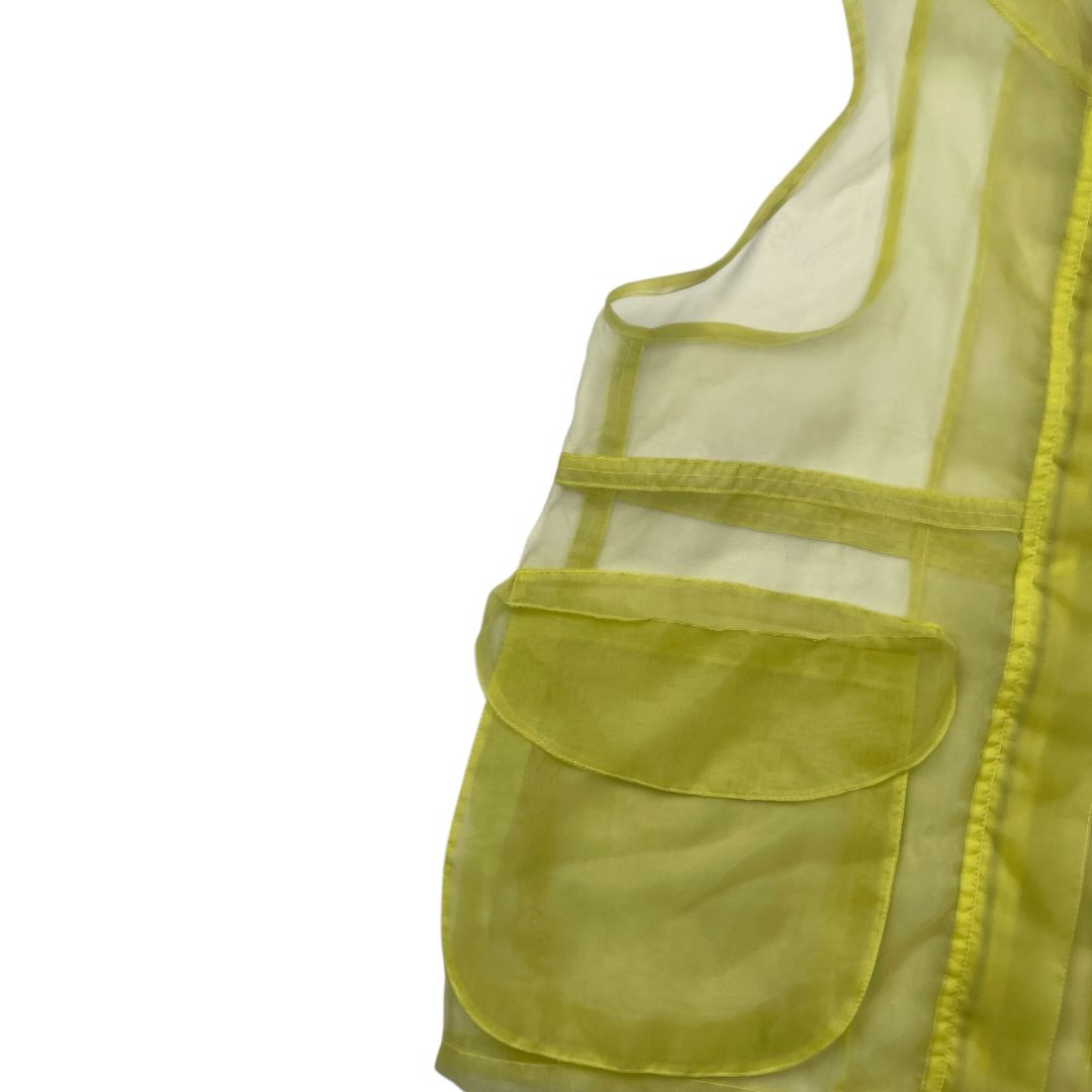 Chaleco Corto DKNY Amarillo Talle S