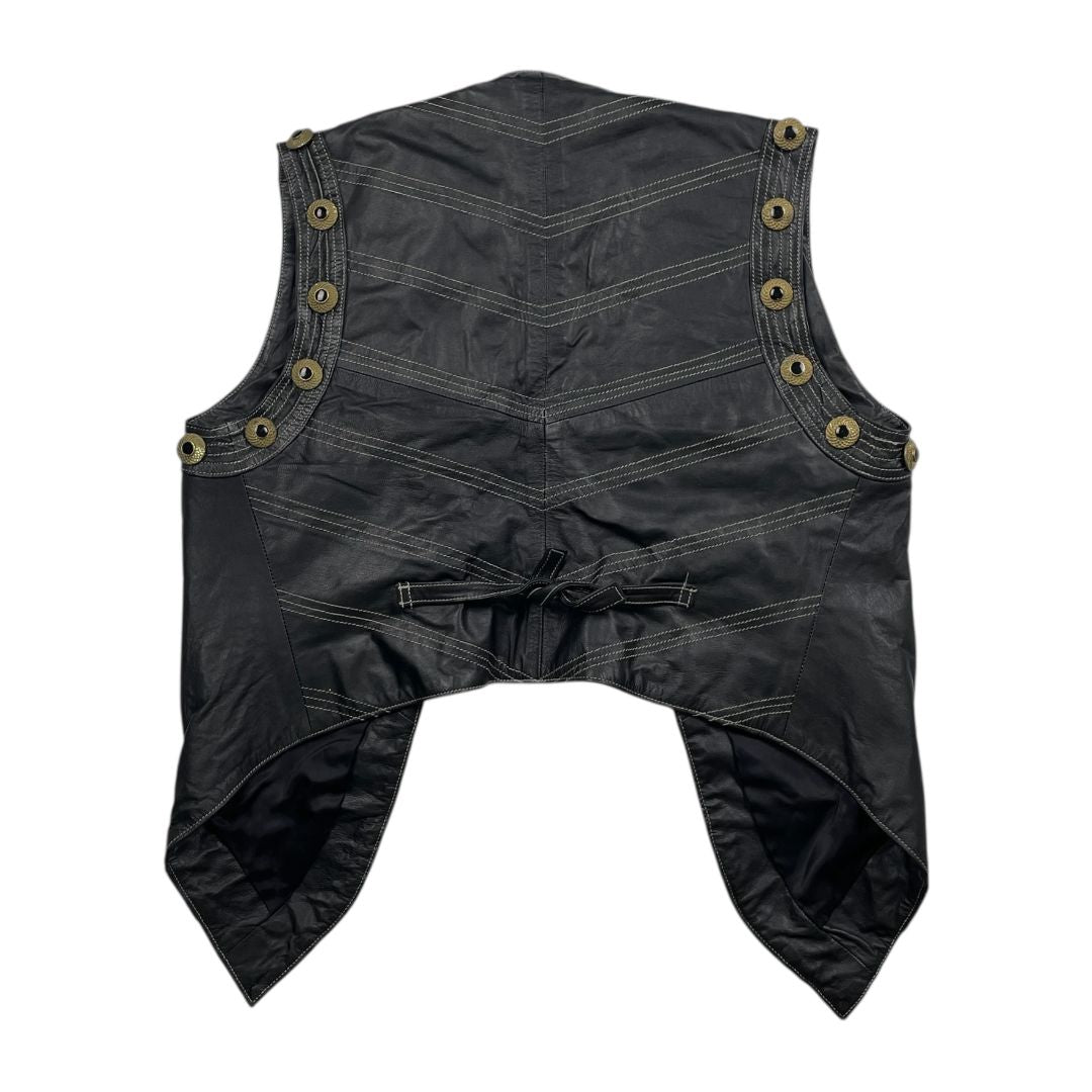 Chaleco Corto SKIN Varios Negro y Dorado Talle S