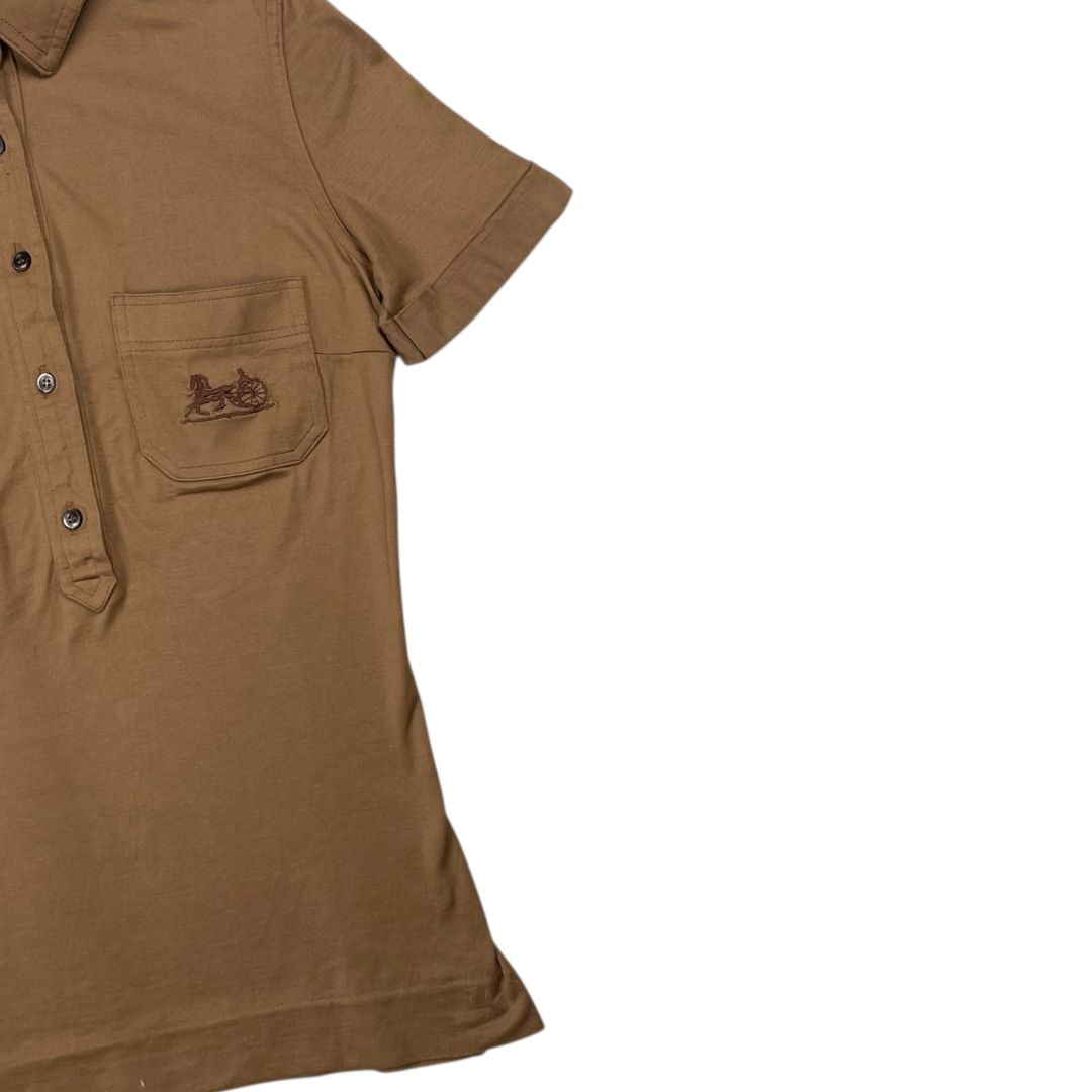 Remera Manga Corta CELINE Marron Talle XS