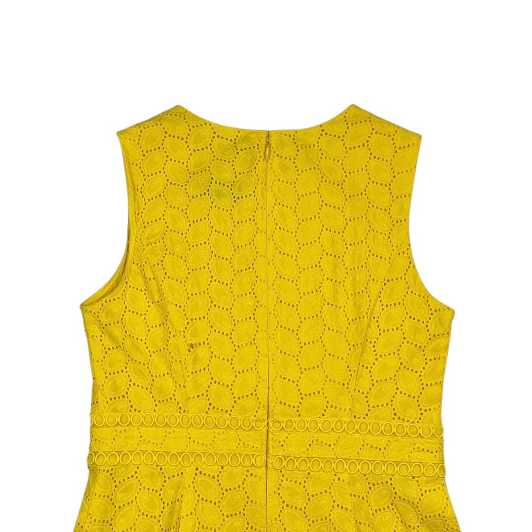 Vestido Sin Manga CALVIN KLEIN Amarillo Talle S