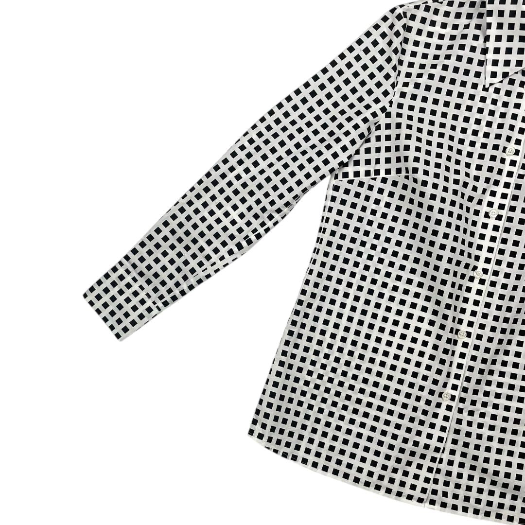Camisa Manga Larga ESCADA Varios Blanco Y Negro Talle 34
