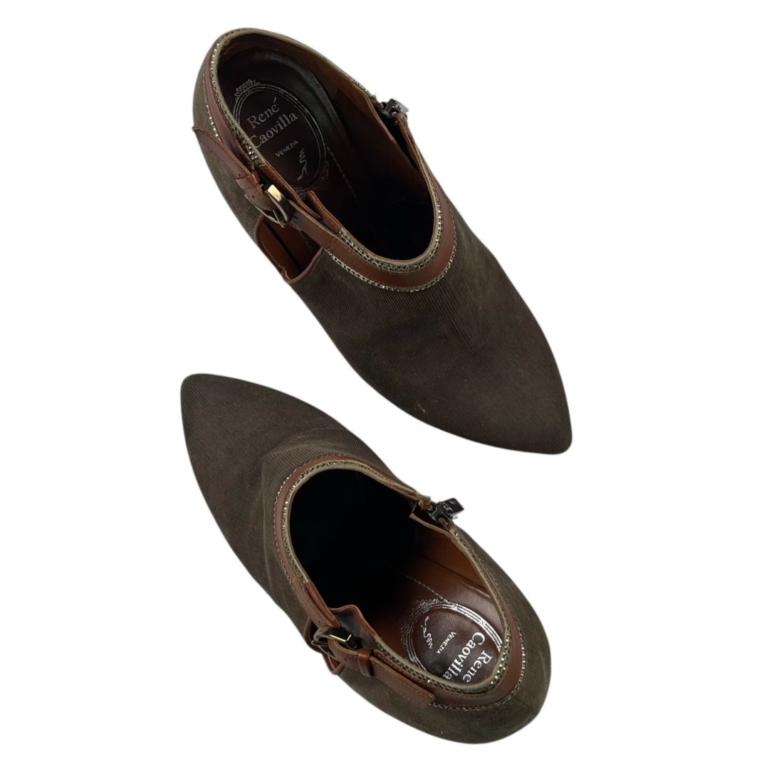 Zapato Taco Alto RENE CAOVILLA Marron Talle 40