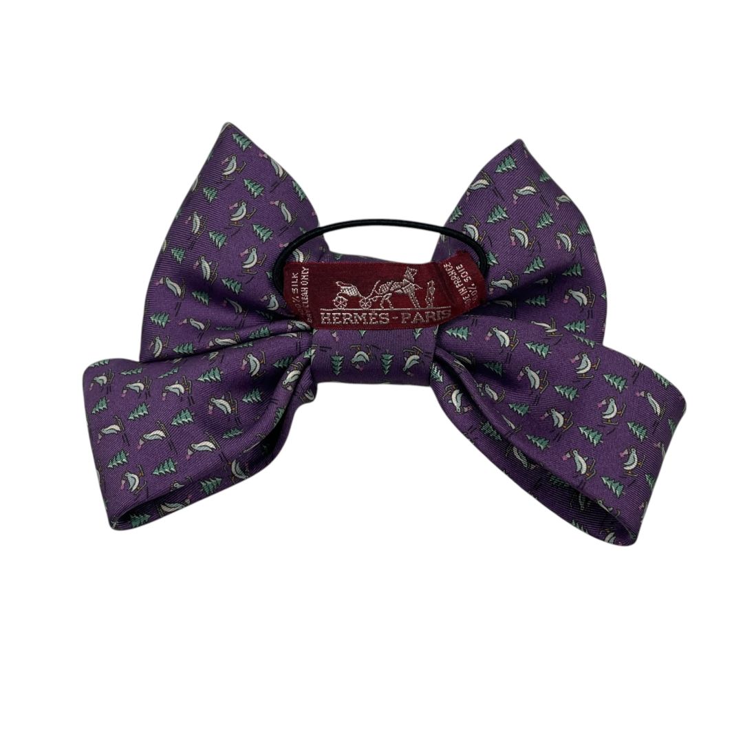 Moño de Pelo HERMES Varios Estampado Talle Unico