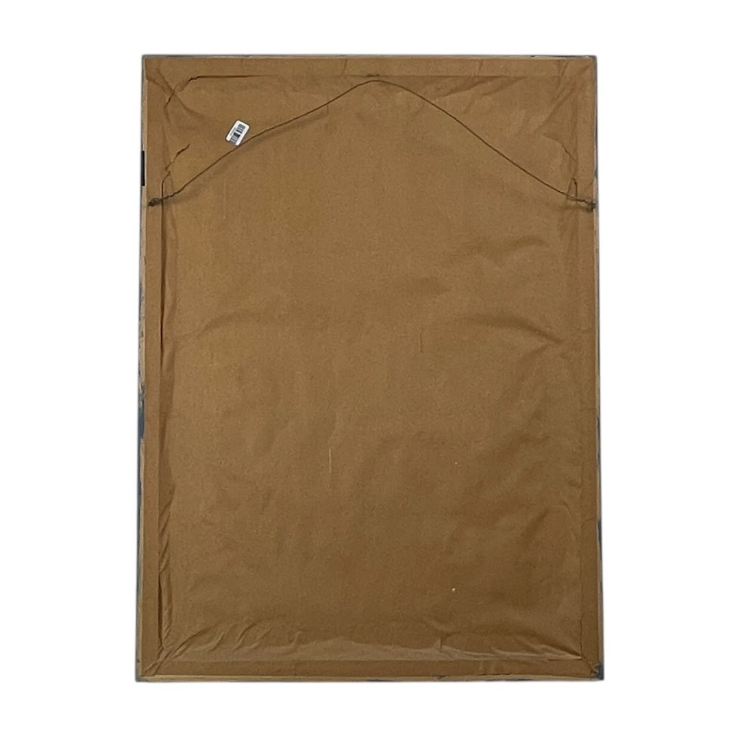 Arte con Vidrio ANONIMO Estilo Retrato Obra 46cm X 31cm Marco 66cm X 48cm