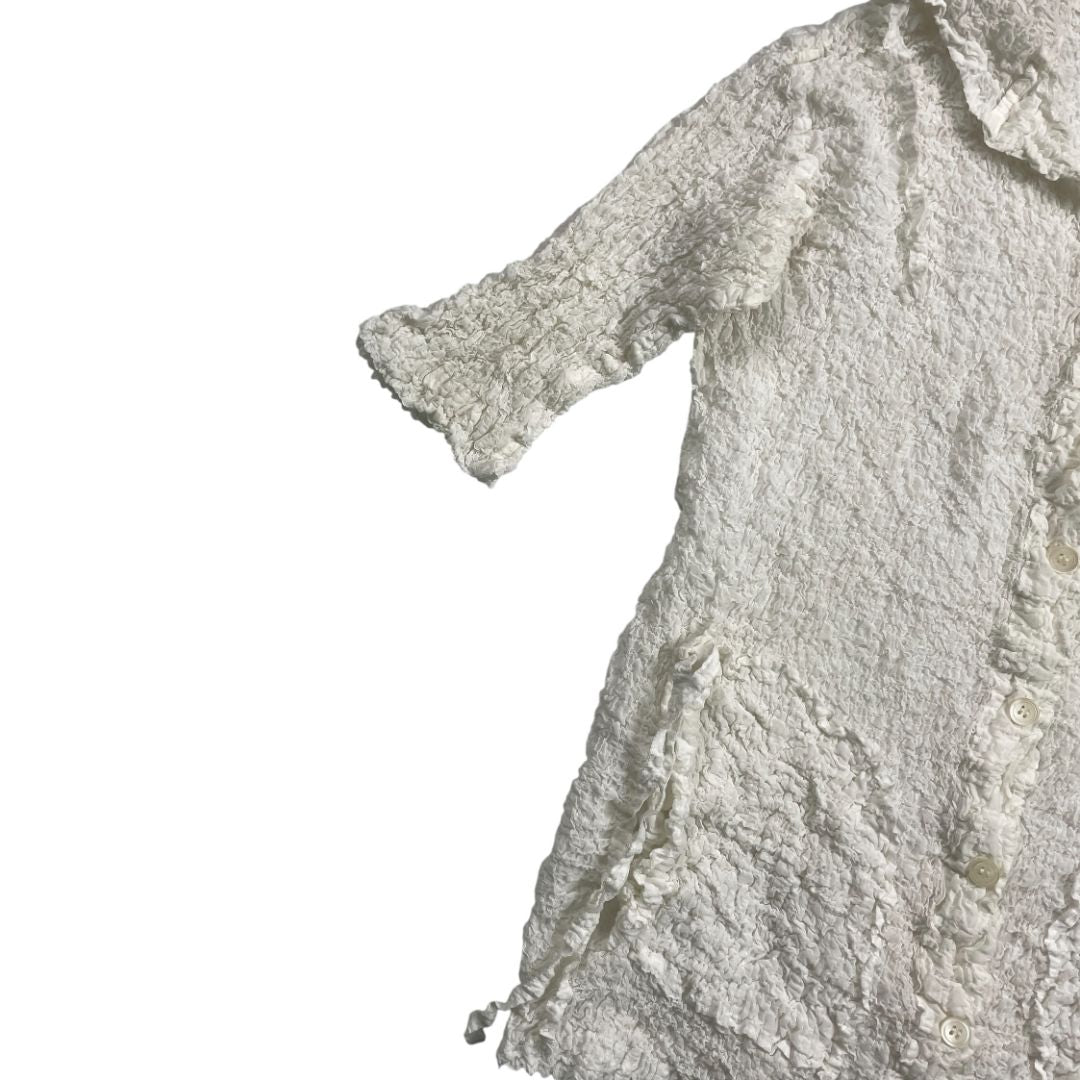 Blusa ISSEY MIYAKI Blanco Talle M