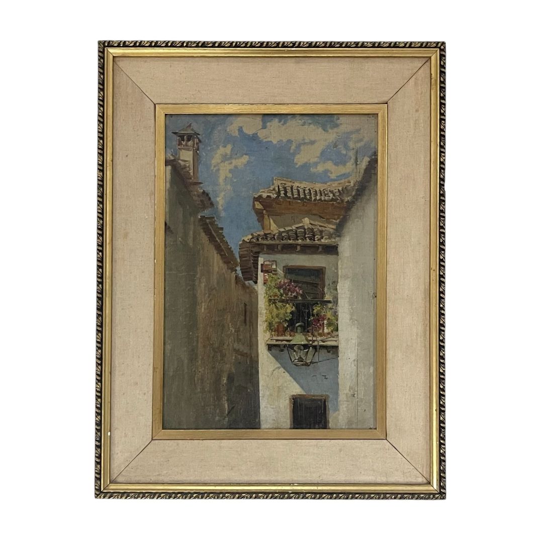 ANONIMO Marco sin Arte Estilo Paisajismo Medida 50cm X 38cm