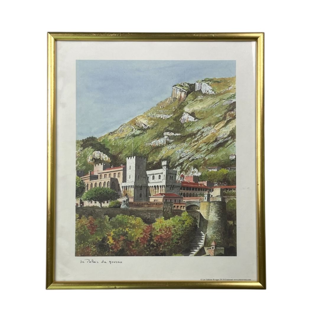 ANONIMO Arte sin Vidrio Estilo Paisajismo Medida 42cm X 36cm