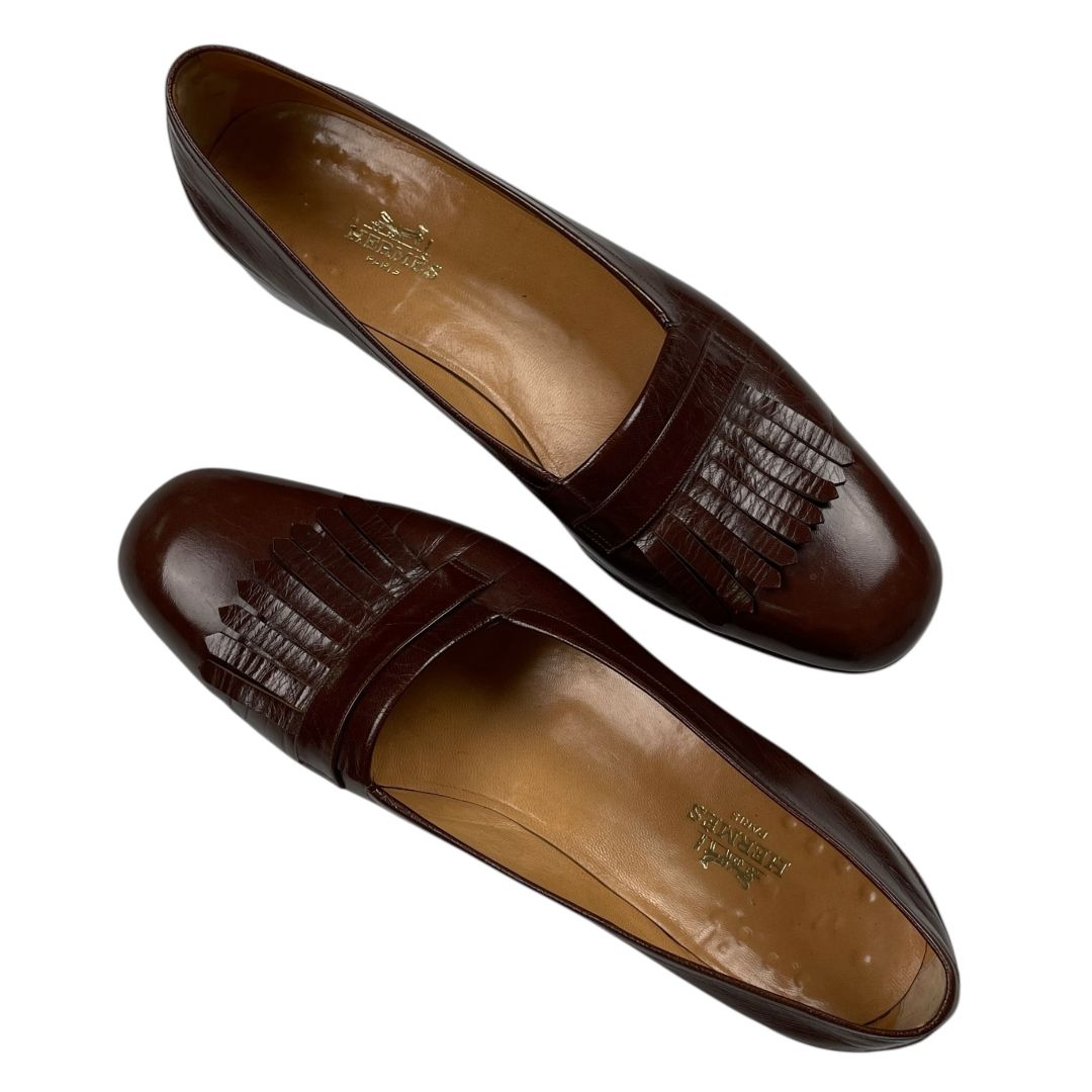 Mocasines HERMES Marron Talle 11