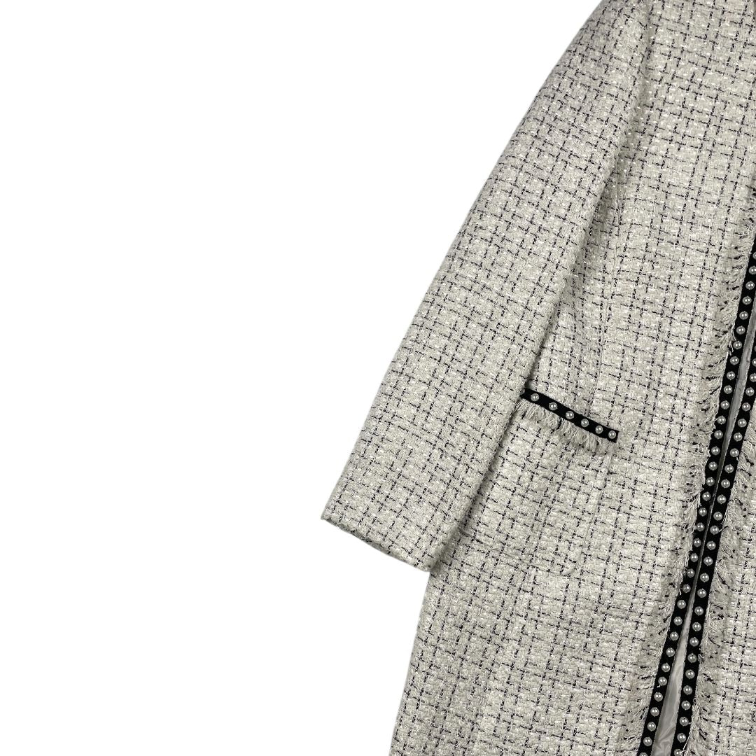 Saco TAHARI Blanco Talle 8