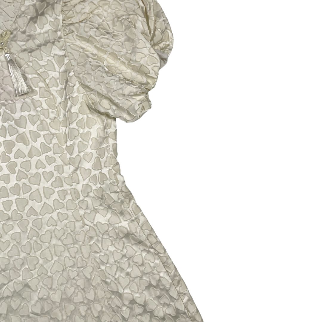 Vestido Manga Corta RACHEL Beige Talle S