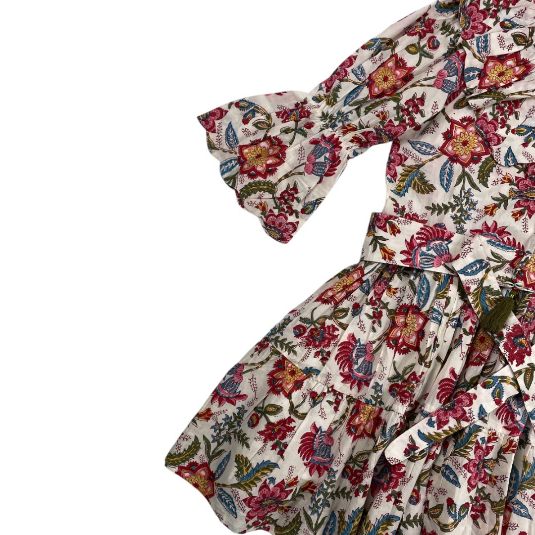 Vestido Manga 3/4 SAL ROSA Varios Floral Talle S