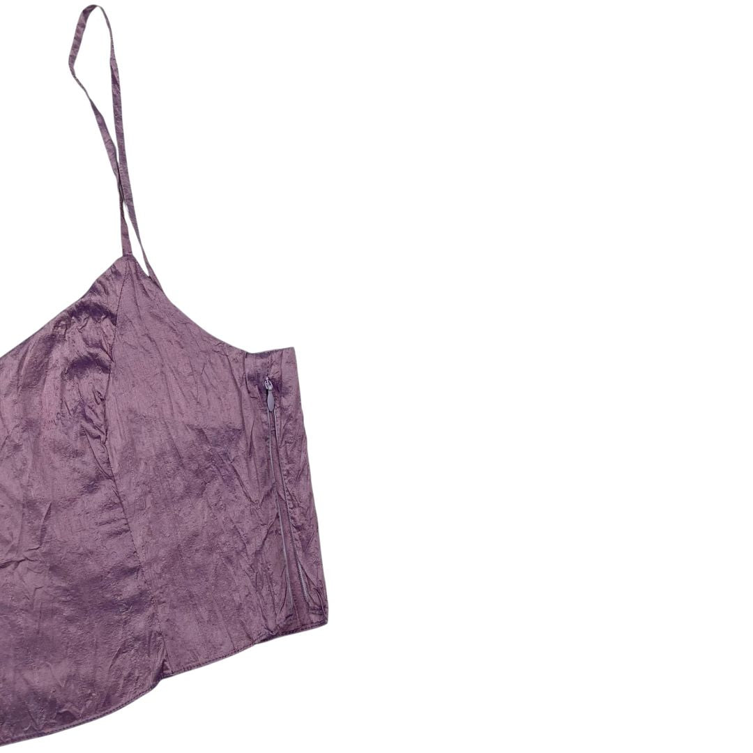 Top Sin Mangas HOUSE OF MATCHING COLOURS Color Violeta Talle S