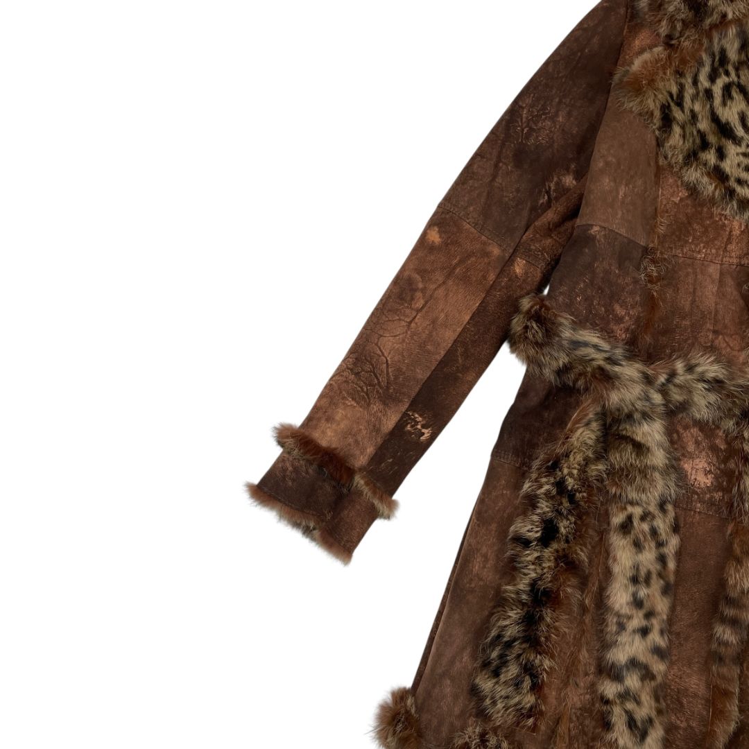 Saco BLANCO Color Marron Talle S