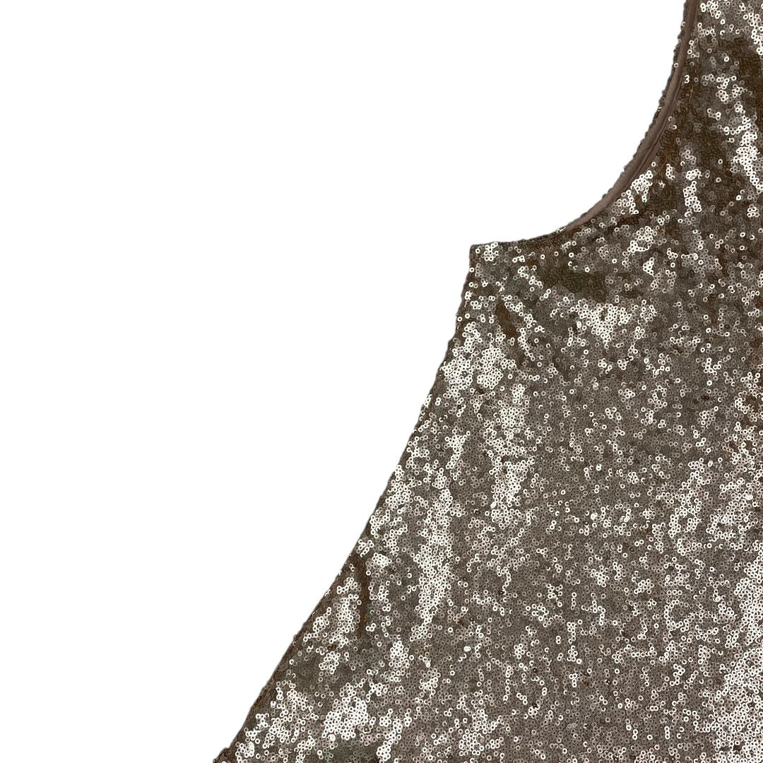 Vestido Sin Manga FREE PEOPLE Dorado Talle XS
