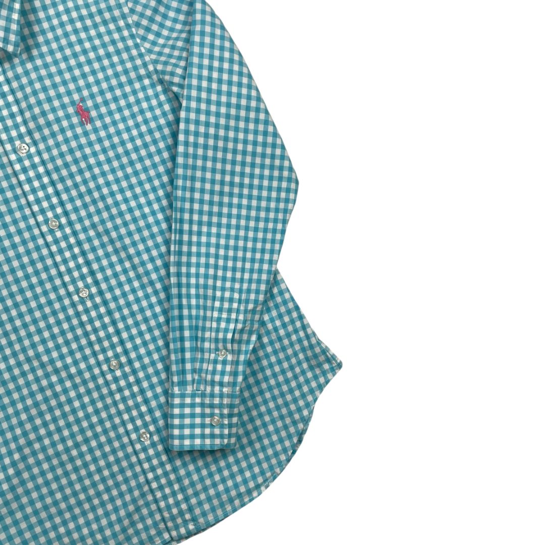 Camisa Manga Larga RALPH LAUREN Celeste Talle 4
