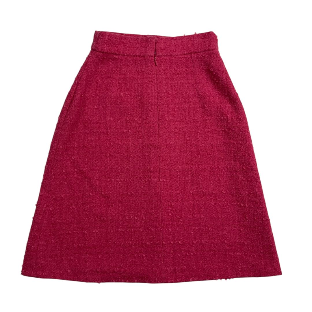 Pollera Media Pierna CHANEL Fucsia Talle 38