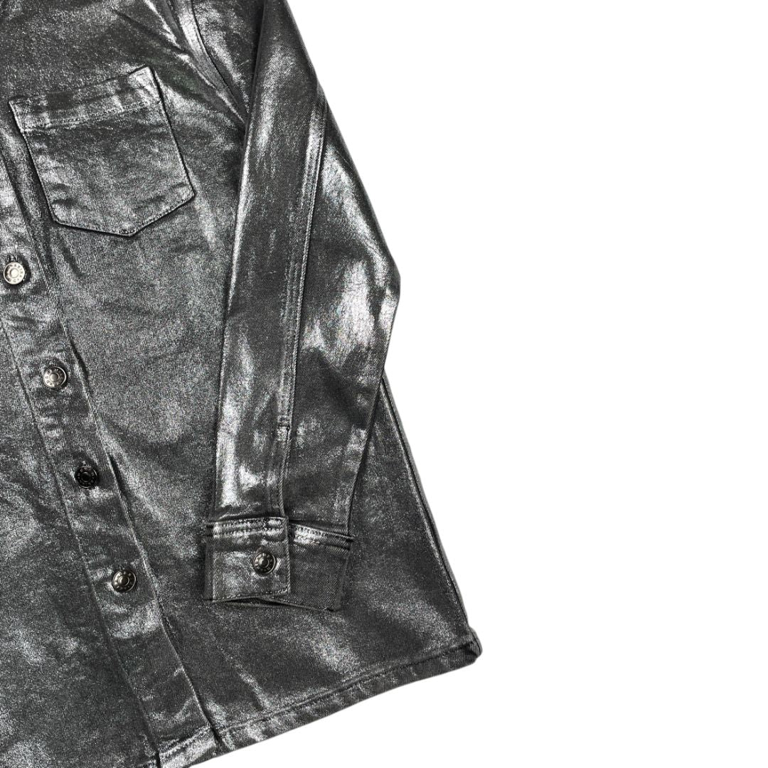 Camisa Manga Larga AKIRA Plateado Talle S
