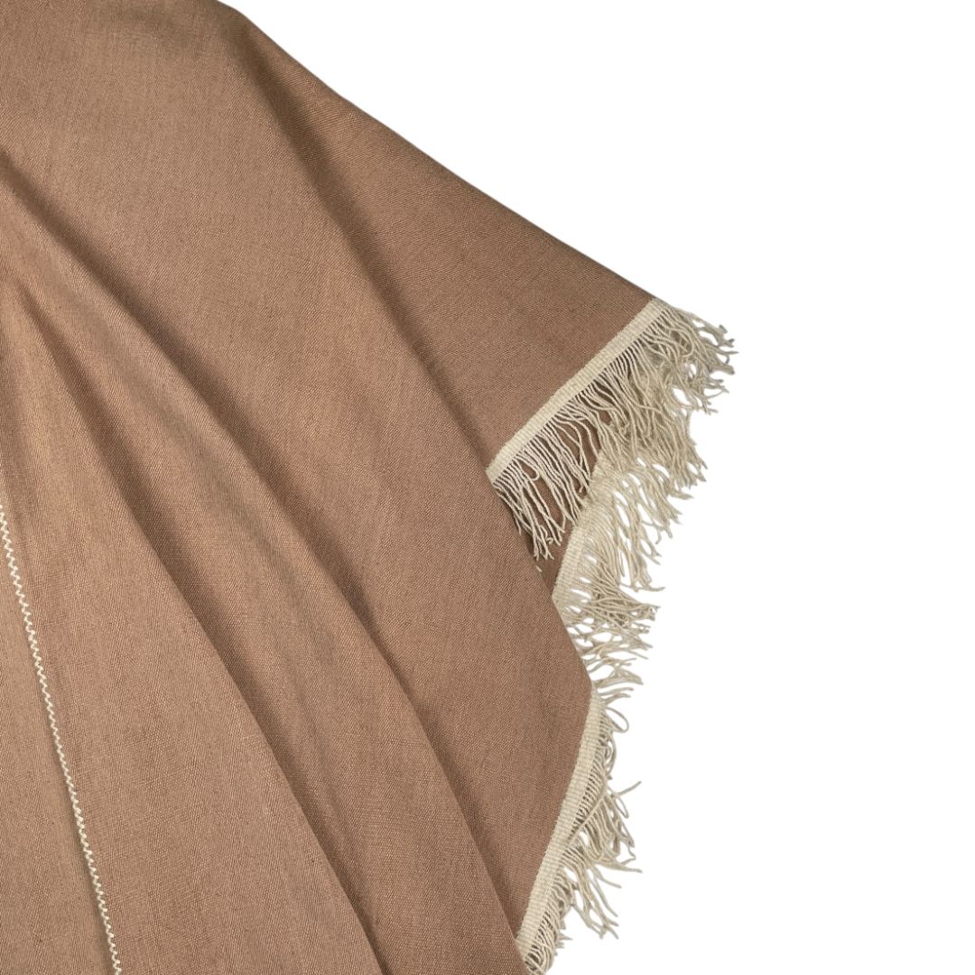 Poncho SIN MARCA Marron Talle Unico